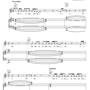Lin-Manuel Miranda Inutil (from In The Heights: The Musical) Musik Noten - Piano, Vocal & Guitar Chords - 66699-0