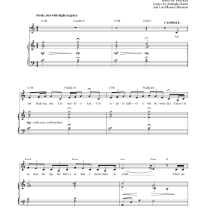 Lin-Manuel Miranda One Perfect Moment (from Bring It On: The Musical) Musik Noten - Piano & Vocal - 154287-0