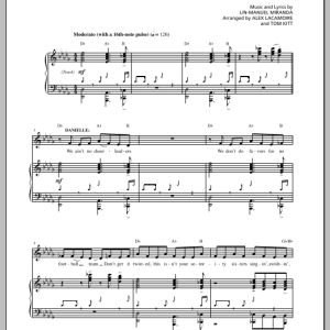 Lin-Manuel Miranda We Ain't No Cheerleaders Musik Noten - Piano & Vocal - 154288-0