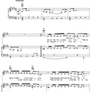 Linda Eder Son-Of-A-Preacher Man Musik Noten - Piano, Vocal & Guitar Chords - 24215-0