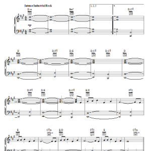 Linkin Park Blackout Musik Noten - Piano, Vocal & Guitar Chords - 83363-0