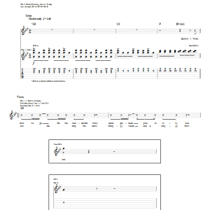 Linkin Park Bleed It Out Musik Noten - Guitar Tab - 62860-0