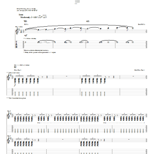 Linkin Park No More Sorrow Musik Noten - Guitar Tab - 62853-0