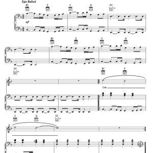 Linkin Park Robot Boy Musik Noten - Piano, Vocal & Guitar Chords - 83354-0