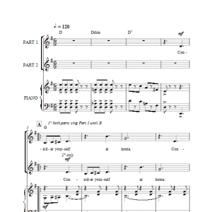 Lionel Bart Consider Yourself (from Oliver!) (arr. Rick Hein) Musik Noten - 2-Part Choir - 47625-0