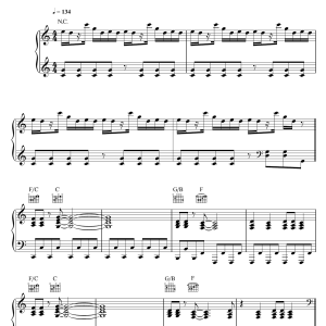 Lionel Richie Dancing On The Ceiling Musik Noten - Piano, Vocal & Guitar Chords - 29954-0