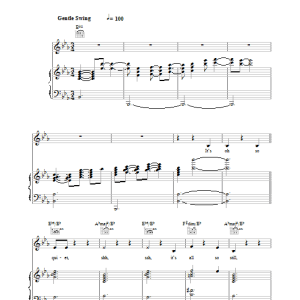 Lisa Ekdahl It's Oh So Quiet Musik Noten - Piano, Vocal & Guitar Chords - 27597-0