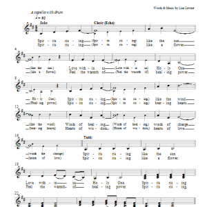 Lisa Levine Spirits Rising Musik Noten - Lead Sheet / Fake Book - 66236-0