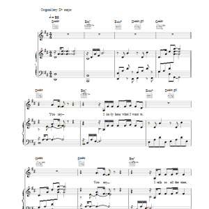 Lisa Loeb Stay Musik Noten - Easy Guitar Tab - 72959-0