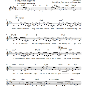 Lisa Silver I Am A Light (For All Occasions) Musik Noten - Lead Sheet / Fake Book - 66166-0