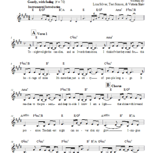 Lisa Silver I Am A Light (For Chanukah) Musik Noten - Lead Sheet / Fake Book - 66167-0