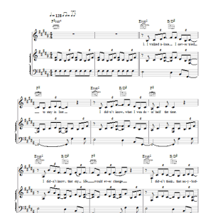 Lissie Cuckoo Musik Noten - Piano, Vocal & Guitar Chords - 104119-0