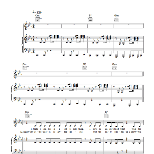 Little Boots Mathematics Musik Noten - Piano, Vocal & Guitar Chords - 48038-0