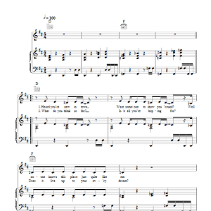 Little Boots New In Town Musik Noten - Piano, Vocal & Guitar Chords - 47737-0