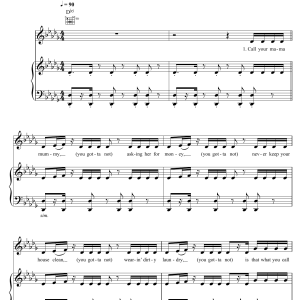 Little Mix You Gotta Not Musik Noten - Piano, Vocal & Guitar Chords - 123885-0