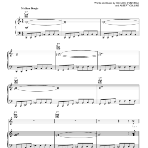 Little Richard Lucille (You Won't Do Your Daddy's Will) Musik Noten - Piano, Vocal & Guitar Chords - 24237-0