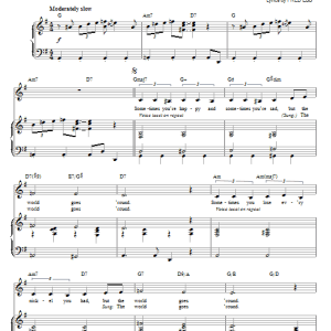 Liza Minnelli But The World Goes 'Round Musik Noten - Piano & Vocal - 68420-0