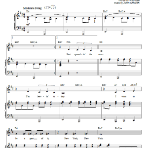 Liza Minnelli Theme From "New York, New York" Musik Noten - Piano & Vocal - 68414-0