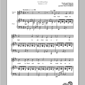 Lloyd Larson Embrace God's Tomorrow Musik Noten - SATB Choir - 98247-0