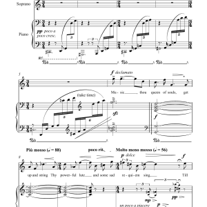 Lloyd Moore Music, thou Queen of Souls (for soprano and piano) Musik Noten - Piano & Vocal - 45876-0