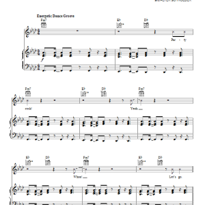 LMFAO featuring Lauren Bennett Party Rock Anthem Musik Noten - Piano, Vocal & Guitar Chords - 88132-0