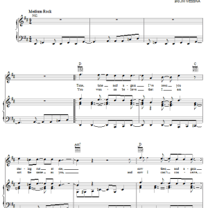 Loggins & Messina Angry Eyes Musik Noten - Piano, Vocal & Guitar Chords - 53687-0