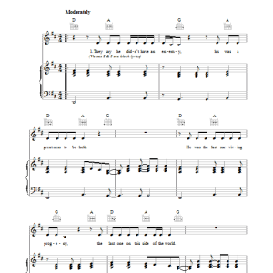Lou Reed Last Great American Whale Musik Noten - Piano, Vocal & Guitar Chords - 39285-0