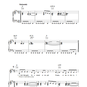 Lou Reed New Sensations Musik Noten - Piano, Vocal & Guitar Chords - 39189-0