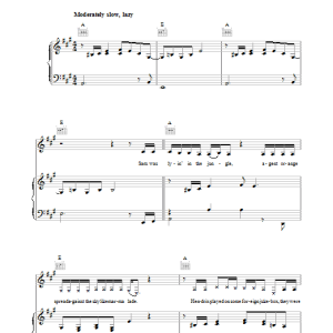 Lou Reed Xmas In February Musik Noten - Piano, Vocal & Guitar Chords - 39294-0