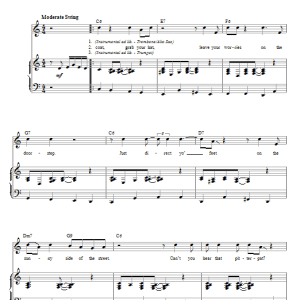 Louis Armstrong On The Sunny Side Of The Street Musik Noten - Piano & Vocal - 71660-0