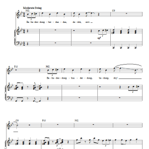 Louis Armstrong Zip-A-Dee-Doo-Dah (from Song Of The South) Musik Noten - Piano & Vocal - 71658-0