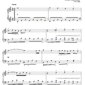 Louis-Francois Dauprat Variations On A Scottish Air Intro: Adagio Musik Noten - Easy Piano - 63134-0
