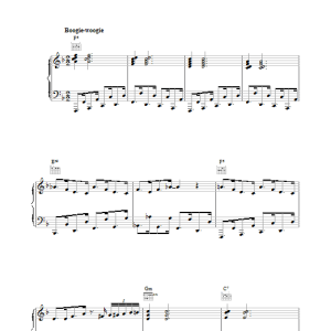 Louis Jordan Choo Choo Ch'Boogie Musik Noten - Piano, Vocal & Guitar Chords - 39166-0