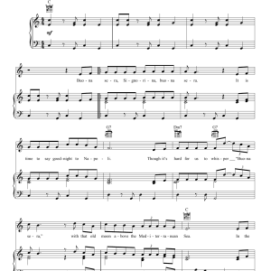 Louis Prima Buona Sera Musik Noten - Piano, Vocal & Guitar Chords - 173569-0
