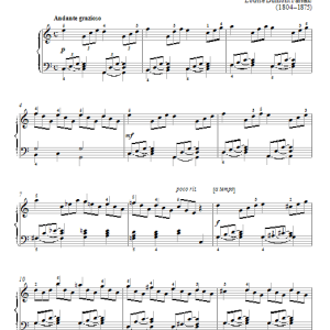 Louise Dumont Farrenc Etude In C Major Musik Noten - Piano Solo - 95468-0