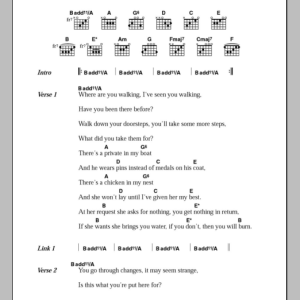Love You Set The Scene Musik Noten - Guitar Chords/Lyrics - 108901-0