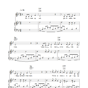 Lucie Silvas Almost Musik Noten - Piano, Vocal & Guitar Chords - 37973-0