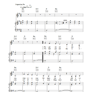 Lucie Silvas Forget Me Not Musik Noten - Piano, Vocal & Guitar Chords - 30622-0