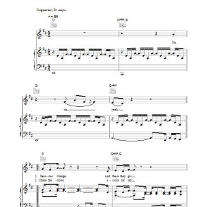 Lucie Silvas Last Year Musik Noten - Piano, Vocal & Guitar Chords - 37968-0