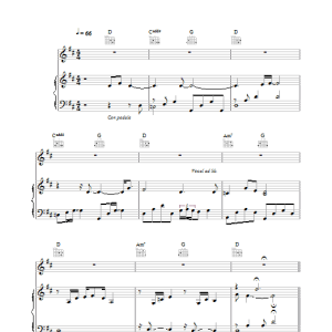 Lucie Silvas The Longer We're Apart Musik Noten - Piano, Vocal & Guitar Chords - 30629-0