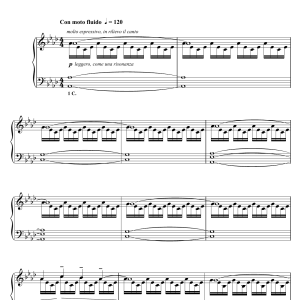Ludovico Einaudi La Linea Scura Musik Noten - Piano Solo - 106360-0