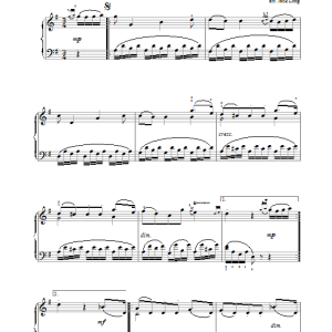 Luigi Boccherini Minuetto from String Quartet Musik Noten - Piano Solo - 15674-0