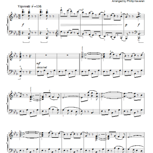 Luigi Denza Funiculi Funicula (arr. Phillip Keveren) Musik Noten - Piano Solo - 88524-0