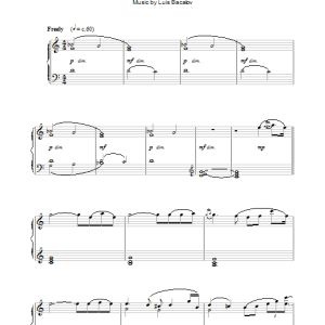 Luis Bacalov Il Postino/The Bicycle (from Il Postino/The Postman) Musik Noten - Piano Solo - 38250-0