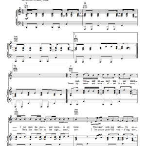 Luke Bryan Been There, Done That Musik Noten - Piano, Vocal & Guitar Chords - 90969-0