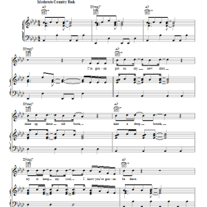 Luke Bryan I Know You're Gonna Be There Musik Noten - Piano, Vocal & Guitar Chords - 90981-0