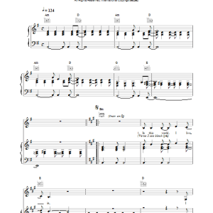 Lush Tralala Musik Noten - Piano, Vocal & Guitar Chords - 14951-0