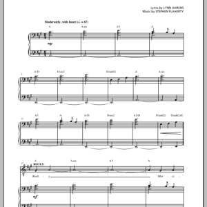 Lynn Ahrens and Stephen Flaherty Fight From The Heart (from the musical Rocky) Musik Noten - Piano & Vocal - 154218-0