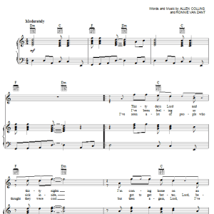 Lynyrd Skynyrd The Needle And The Spoon Musik Noten - Easy Guitar Tab - 56795-0
