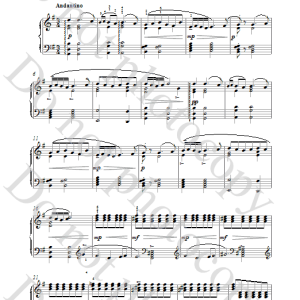 M Arnold SarabandeFromSolitaire Musik Noten - Piano Solo - 17890-0